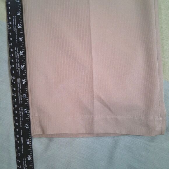 Mens Kenneth Cole Reaction Dress Pants Slacks Size 38X29 Tan Beige Preppy Office - Picture 7 of 7